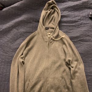 J. Crew cotton-cashmere zip up hoodie Small.